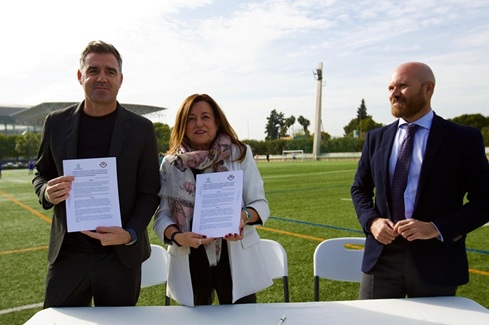 Siete de los clubes históricos del fútbol andaluz se suman al impulso de la Junta a la FP.