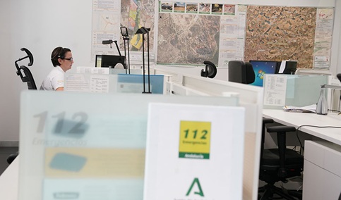 Un fallecido en el incendio de una casa en Lucena (Córdoba).