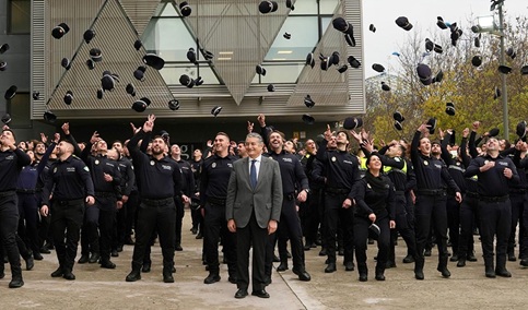 210 policías locales superan el Curso de Ingreso del IESPA y se incorporan a 56 municipios andaluces.