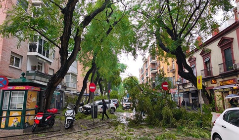 La madrugada se cierra sin incidencias de gravedad en relación a las borrascas Joseph-Kristin.