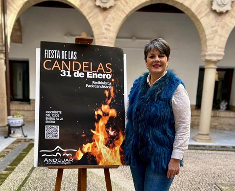 El Ayuntamiento de Andújar presenta la Fiesta de las Candelas 2026, que se celebrará el 31 de enero.