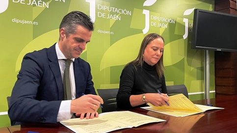 Diputación promoverá acciones formativas en empresas de Jaén por Industria y Geolit junto a la Escuela de Gerencia.