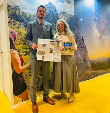 Lopera estuvo presente en la Feria Internacional de Turismo (FITUR).