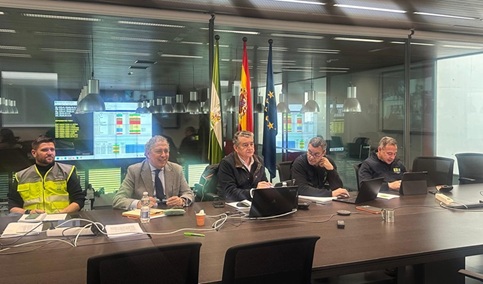 Hoy llega una nueva borrasca a Andalucía por lo que el riesgo seguirá siendo alto en muchas zonas.