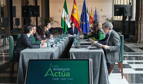 ‘Andalucía Actúa’: 1.780 millones para reparar daños y ayudas directas a agricultores, autónomos y pymes.