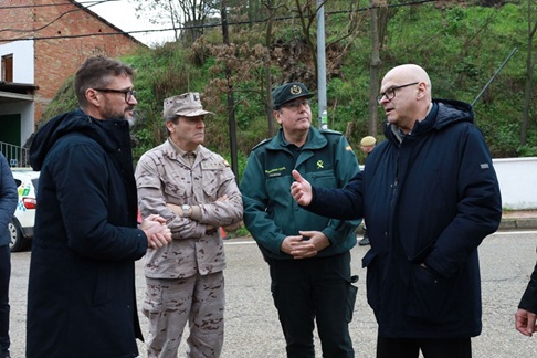 Manuel Fernández reitera el compromiso del Gobierno de España con la provincia de Jaén para su recuperación tras la emergencia climática.