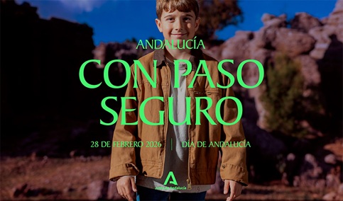 ‘Con paso seguro’, lema de la campaña institucional del Día de Andalucía.