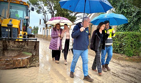 Catalina García insta a todas las administraciones a sumar en la búsqueda de recursos para paliar cuanto antes la situación causada por las lluvias.