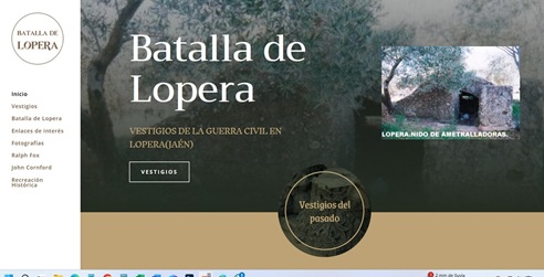 La página web sobre la Batalla de Lopera cumple veinticinco años de vida.