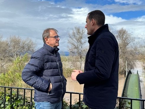 Latorre pide a la Junta que impulse ayudas para paliar los daños del temporal.