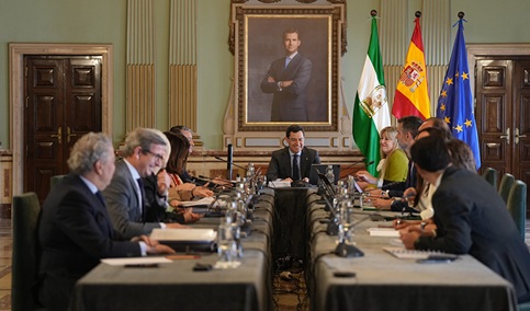 La Junta impulsa ayudas por 50 millones a pymes y autónomos afectados por las borrascas.