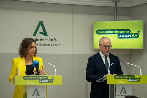 La Junta subraya el impacto de las inversiones que han impulsado el crecimiento de Jaén desde 2019.