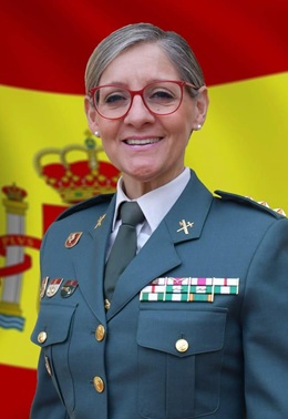 Cristina Moreno, segunda mujer coronel en la historia de la Guardia Civil.