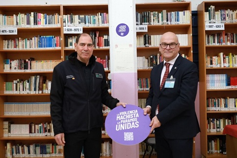 El Centro Penitenciario de Jaén se suma a la red de Puntos Violeta contra la violencia machista.