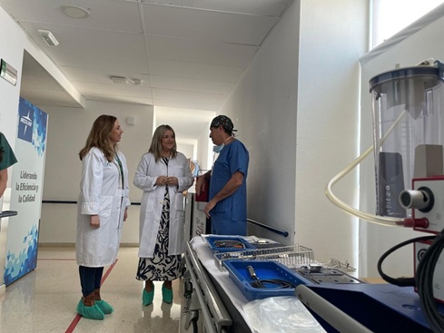 El Hospital Universitario de Jaén incorpora un nuevo equipamiento para Urología.