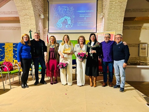 El PSOE de Lopera reconoce a Luisa Vallejo Vallejo y Rosa Pérez Bellido en los I Premios Violeta.