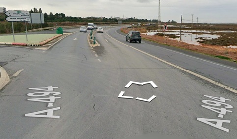 Siete heridos en un accidente de tráfico en Moguer (Huelva).