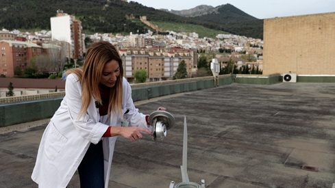 El Hospital Universitario de Jaén inicia el 13 de abril la medición y difusión de niveles de polen.