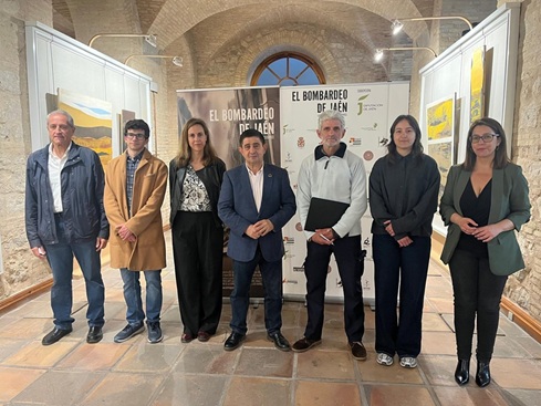 La Diputación acoge la presentación de la web y el tráiler del documental sobre el bombardeo de Jaén en la Guerra Civil.