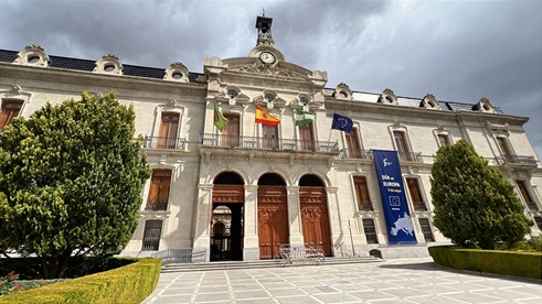 La Diputación de Jaén conmemora los 40 años de la adhesión de España a la Unión Europea.