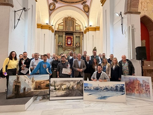 El Certamen de Pintura Rápida “Luis Aldehuela” reúne en Andújar a casi un centenar de artistas de toda España.