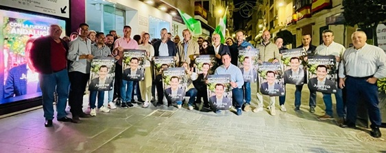 El PP de Andújar celebra un acto de inicio de campaña electoral.