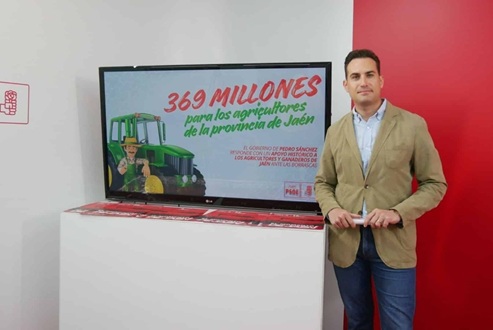 Ayudas históricas del Gobierno a los agricultores de Jaén: ya han llegado 369 millones.