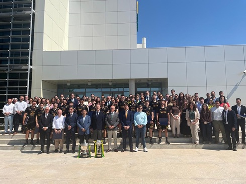 Paco Reyes participa en la recepción que Caja Rural de Jaén ofrece al Jaén Paraíso Interior FS.