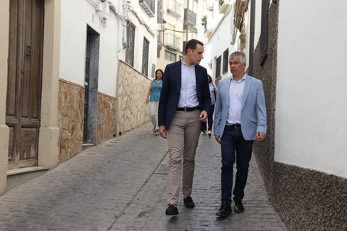 Juan Latorre subraya el apoyo de la Diputación a proyectos impulsados en el municipio de Martos.