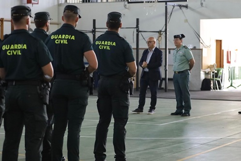 Un total de 82 agentes guardias civiles se incorporan en prácticas a la Comandancia de Jaén para completar su formación profesional.