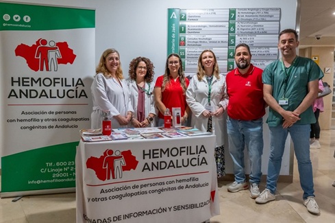 El Hospital de Jaén alberga unas jornadas  de sensibilización hacia los pacientes con hemofilia.