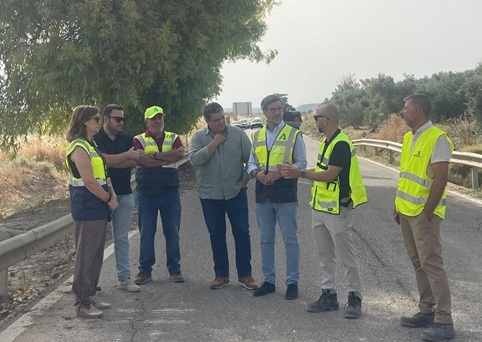 La Junta avanza en la ejecución de las obras de emergencia en la A-420 de acceso a Marmolejo.