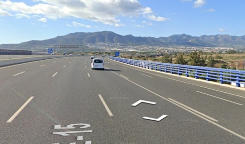 Muere una persona atropellada en la A-7 a su paso por Málaga.