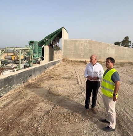 El complejo medioambiental del Guadiel cuenta con una nueva planta de residuos de la construcción y demolición.