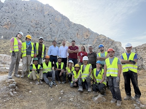 Diputación colabora en las excavaciones del IX Campo de Voluntariado de Arqueología del Castillo de Bedmar.