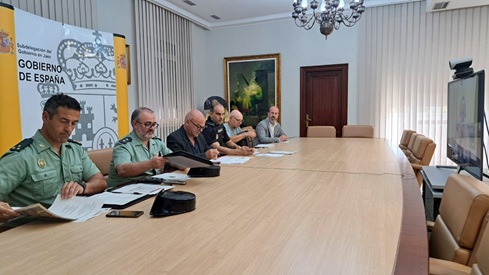 La Subdelegación planifica y coordina el dispositivo de seguridad de la Vuelta Ciclista a España a su paso por la provincia.