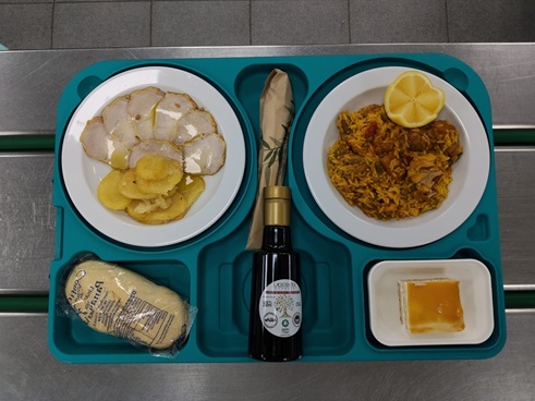 El Hospital de Linares ofrece un menú especial en la festividad de San Agustín.