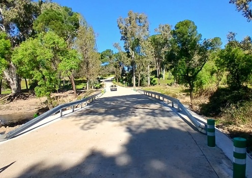 La Junta apertura el vado inundable sobre el río Jándula por el aniversario de la Aparición de la Virgen de la Cabeza.