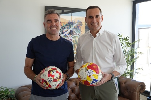 Latorre anuncia que la Diputación se convertirá en el segundo patrocinador más importante del Real Jaén.