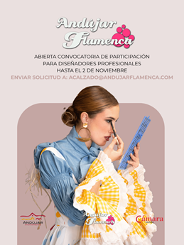 Abierta la inscripción para solicitar participar en la pasarela de Andújar Flamenca 2027.