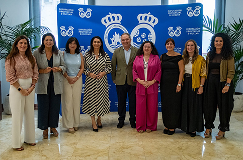 Las ocho diputaciones andaluzas coordinan en Huelva la campaña institucional para el próximo 25N.