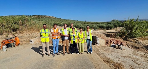La Junta avanza en la finalización de las obras del camino rural ‘De las Reyertas’, en Arjonilla.