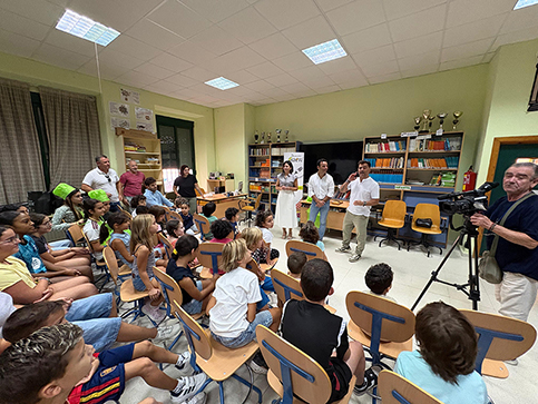Diputación inicia este curso el programa ‘Degusta Jaén en tu colegio’ con medio centenar de escolares de Linares.