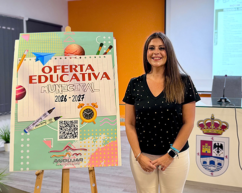 El Ayuntamiento de Andújar amplía su oferta educativa con 77 proyectos para el curso 2026-2027.