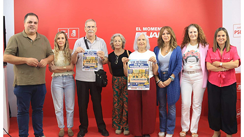 El PSOE reclama a la Junta más y mejores políticas destinadas a las personas mayores.
