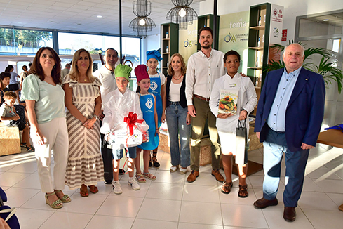 Juan Espinar gana el X Concurso de Cocina Infantil ‘PequeChef del AOVE’ en el que colabora Diputación.