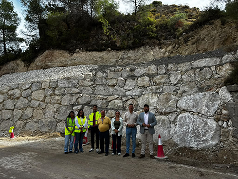 El diputado de Infraestructuras Municipales realiza una visita técnica a distintas actuaciones de Cabra del Santo Cristo.