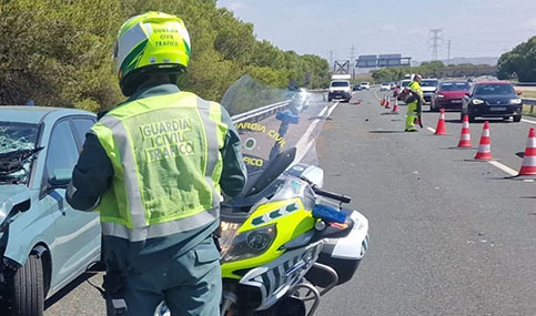 Una fallecida al sufrir un accidente de tráfico en Pozoblanco.