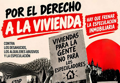 FACUA anima a participar en las manifestaciones por el derecho a la vivienda.