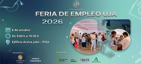 La Universidad de Jaén celebra el próximo 6 de octubre su Feria del Empleo 2026.